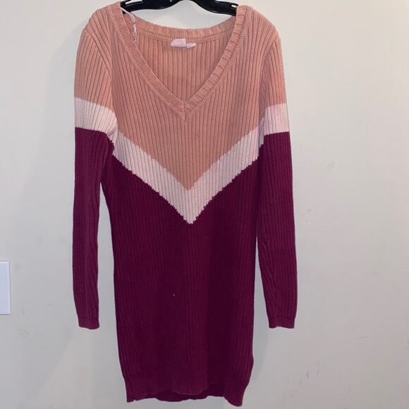 Someday lovin Get It Girl Tunic Pink Sweater - Picture 2 of 7